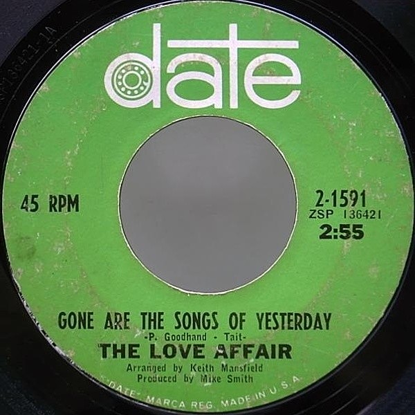 エヴァーラスティング・ラヴ LOVE AFFAIR / Everlasting Love / Gone Are The Songs Of