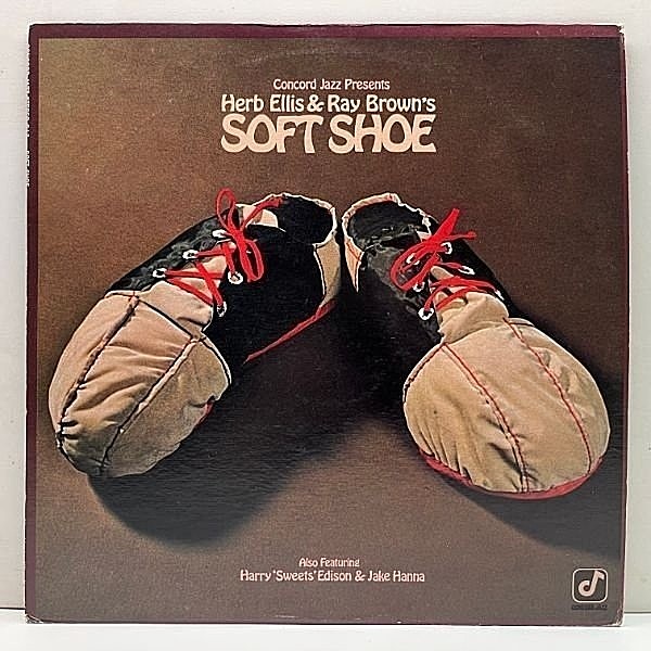 レコードメイン画像：【レーベル発足直後の初期作品】良好品!! USオリジ HERB ELLIS & RAY BROWN Soft Shoe ('74 Concord Jazz CJ-3) Harry Sweets Edison ほか