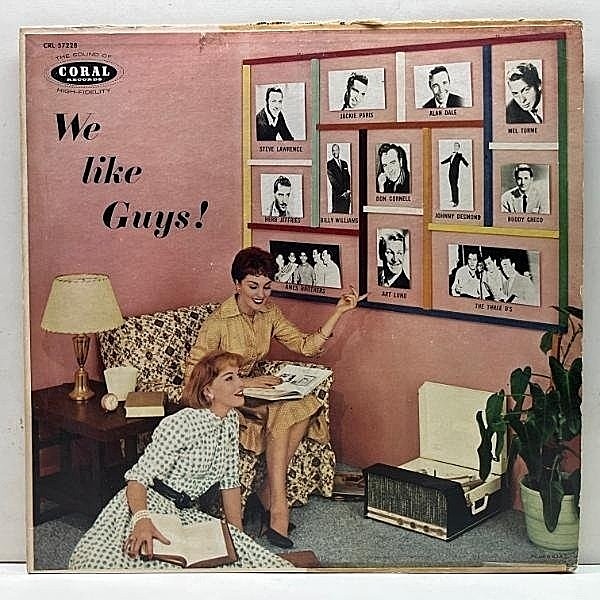 レコードメイン画像：良好盤!! オリジナル FLAT MONO 深溝 We Like Guys! ('58 Coral CRL 57228) w/ Mel Torme, Don Cornell, Herb Jeffries, Jackie Paris
