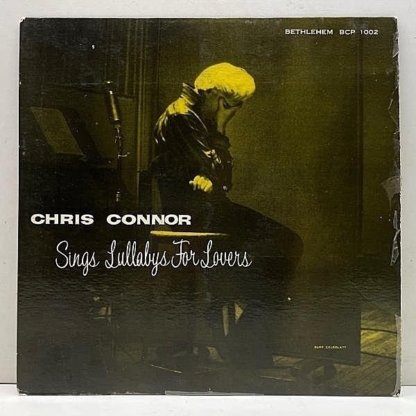 レコードメイン画像：USオリジナル 10インチ 原盤 初版リーフ CHRIS CONNOR Sings Lullabys For Lovers (Bethlehem BCP 1002) 若き日のクリス・コナー