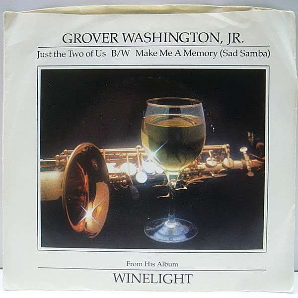 レコードメイン画像：PS付き 7インチ オリジナル GROVER WASHINGTON JR. Just The Two Of Us ('80 Elektra) SMOOTH JAZZ 極上メロウ 45 RPM.