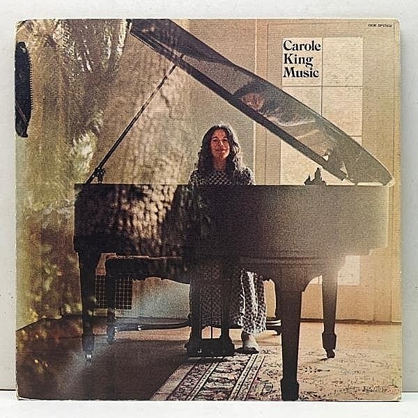 レコードメイン画像：良好盤!! 厚紙歌詞シート付き USオリジナル CAROLE KING Music ('71 Ode SP-77013) 米 初回プレス Danny Kootch, James Taylor ほか LP