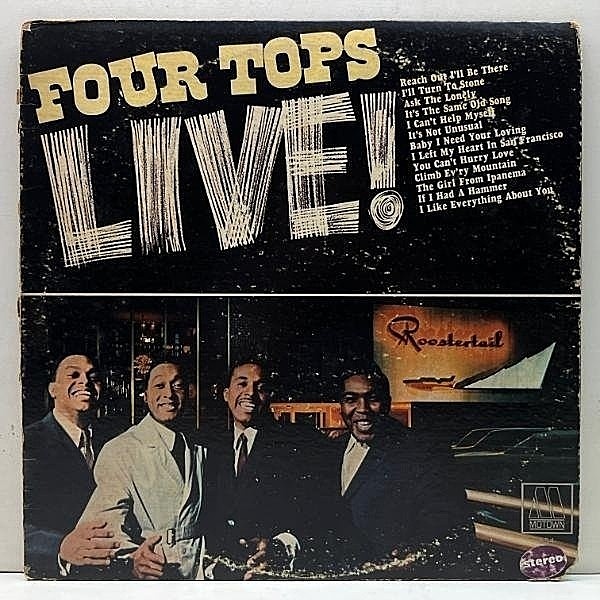 レコードメイン画像：良好盤!! USオリジナル FOUR TOPS Live ('66 Motown) モータウンビート大人気曲 It's The Same Old Song 他 MARVIN GAYE 客演 LP