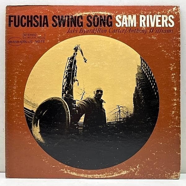 レコードメイン画像：US Early 70s 黒音符ラベ SAM RIVERS Fuchsia Swing Song (Blue Note BST 84184) w/ Jaki Byard, Ron Carter, Anthony Williams