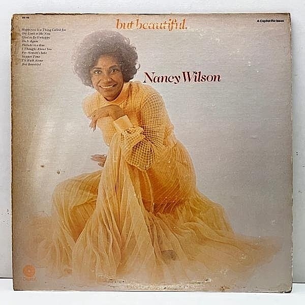 レコードメイン画像：【HANK JONES QUARTETとの共演】良好盤!! US初期プレス NANCY WILSON But Beautiful (Capitol) w/Ron Carter, Grady Tate, Gino Bertachini