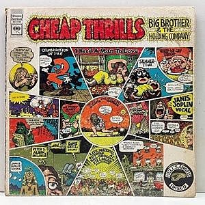 レコード画像：BIG BROTHER & THE HOLDING CO. / JANIS JOPLIN / Cheap Thrills