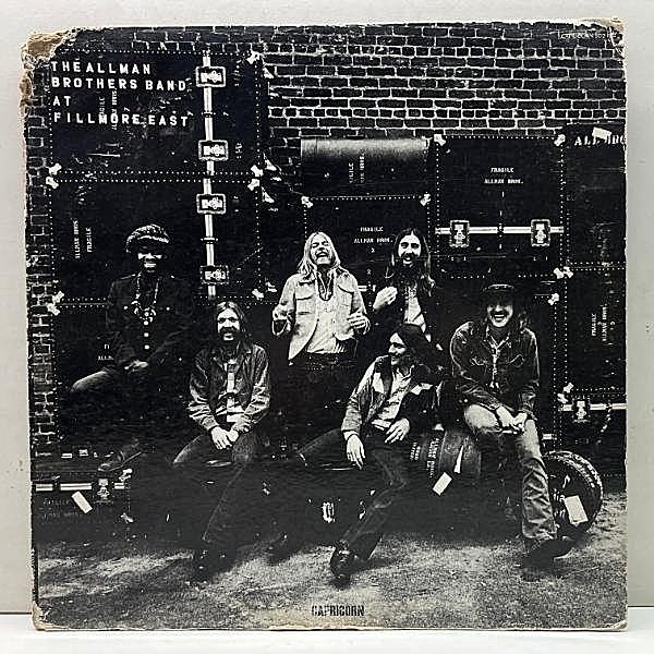 レコードメイン画像：【ATGP刻印／初版BROADWAY／PINKラベル】USオリジナル 2枚組 ALLMAN BROTHERS BAND At Fillmore East ('71 Capricorn) B'WAYアドレス LP