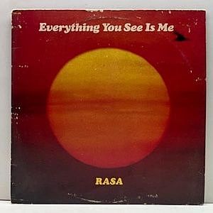 レコード画像：RASA / Everything You See Is Me