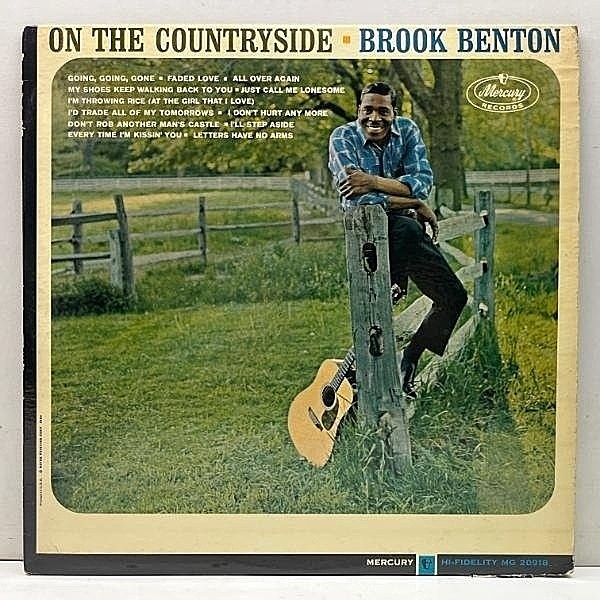 レコードメイン画像：良好盤!! MONO 深溝 USオリジナル BROOK BENTON On The Countryside ('64 Mercury MG 20918) ブルック・ベントン 米モノラル 初回プレス