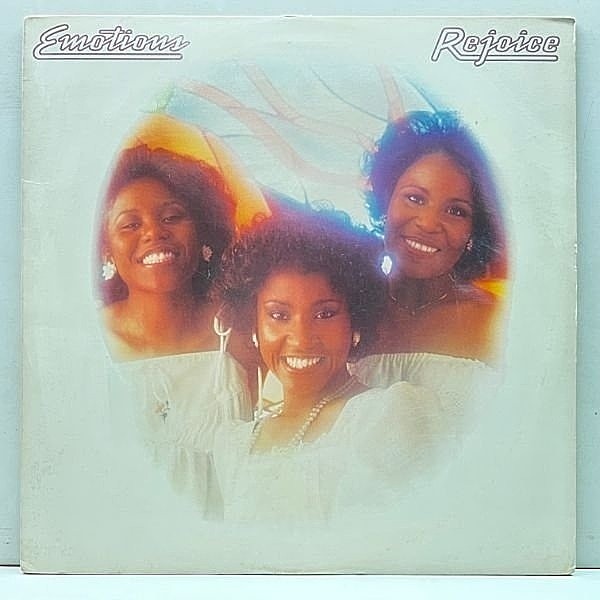 レコードメイン画像：良好!! USオリジナル EMOTIONS Rejoice ('77 Columbia) BIZ MARKIEネタ A Feeling Is, ダンクラ古典 Best Of My Love, A Feeling Is ほか