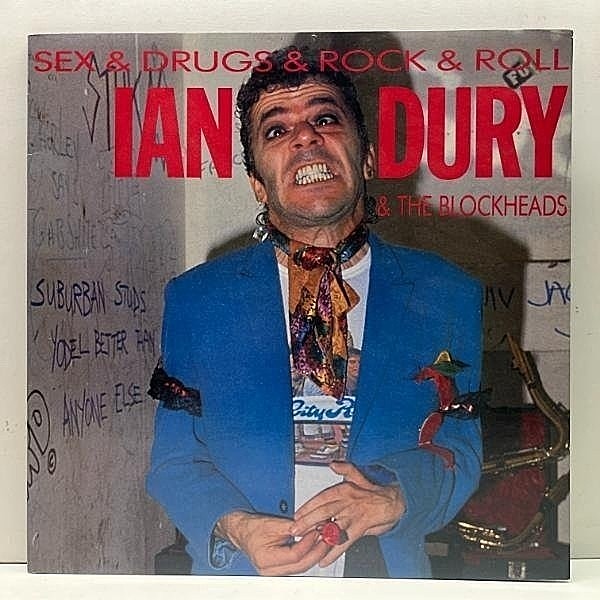 レコードメイン画像：極美盤!! UKオリジナル 見開きGF仕様 IAN DURY & THE BLOCKHEADS Sex & Drugs & Rock & Roll パブロック 名曲 全12曲 イアン・デューリー
