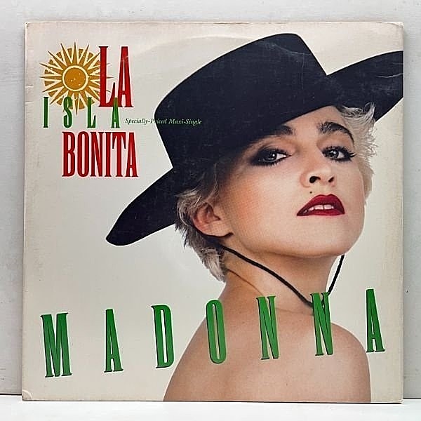 レコードメイン画像：良好!! 45回転 12'' USオリジナル MADONNA La Isla Bonita ('87 Sire) マドンナ／ラ・イスラ・ボニータ Extended Remix & インストVer.