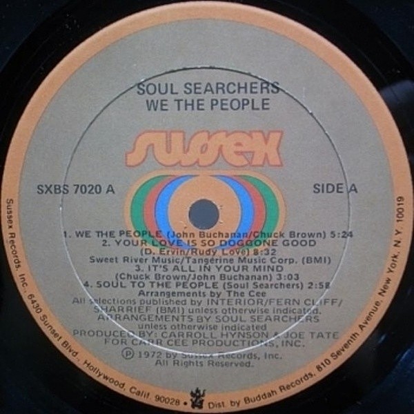 Soul Searchers / We The People　レコード Soul Searchers / We The People - CURIOUS RECORDS