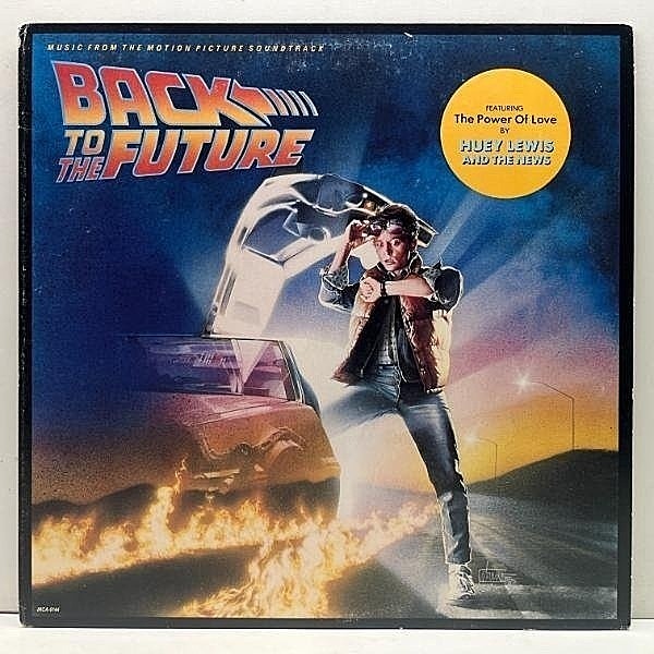 レコードメイン画像：Cut無し!良好品! USオリジナル『Back To The Future』バック・トゥ・ザ・フューチャー OST サウンドトラック CRC, Club Edition