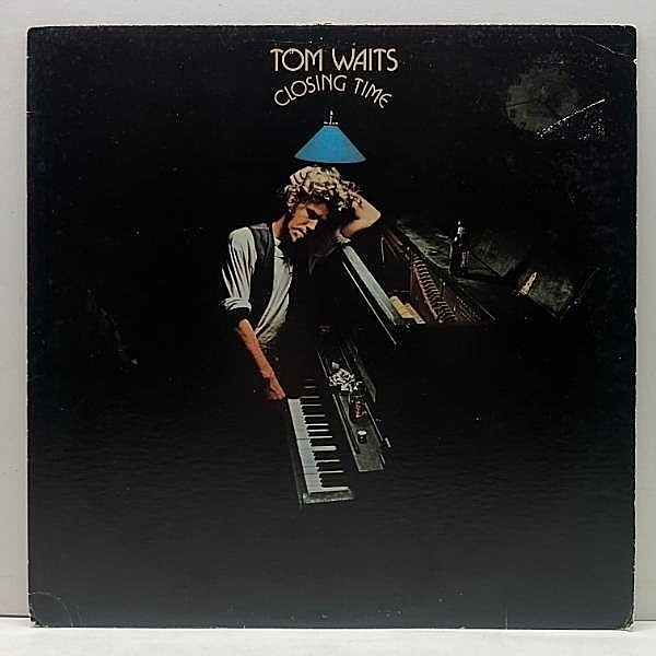 レコードメイン画像：Cut無し!良好盤! US初期プレス 雲Lbl. TOM WAITS Closing Time (Asylum) 1st デビュー 最高傑作 トム・ウェイツ／クロージング・タイム LP
