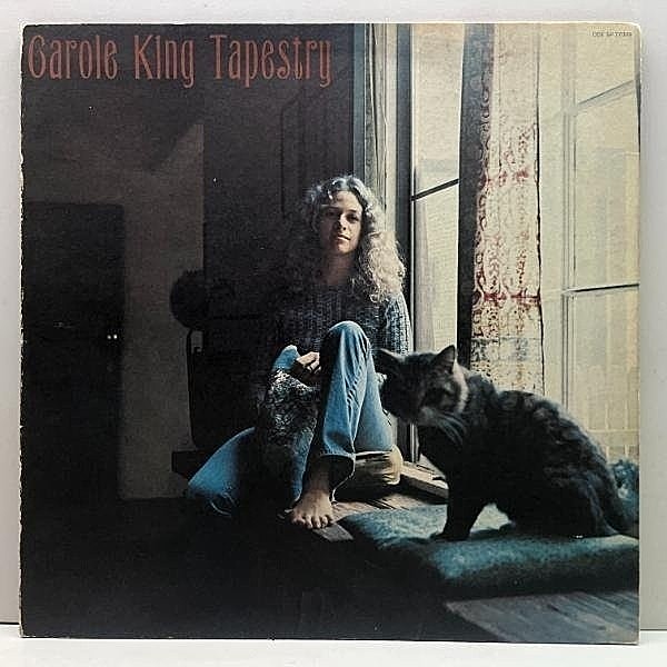 レコードメイン画像：激レア【ざら紙 テクスチャード仕様】USオリジナル 初版 70表記ラベ CAROLE KING Tapestry ('71 Ode) キャロル・キング／つづれおり LP