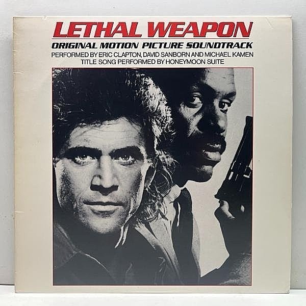 レコードメイン画像：【w/ERIC CLAPTON, DAVID SANBORN, MICHAEL KAMEN】美品 USオリジナル Lethal Weapon リーサル・ウェポン OST サウンドトラック