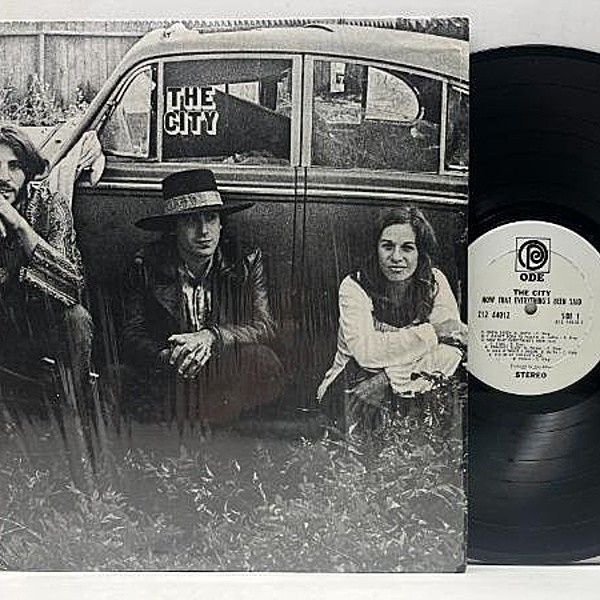 レコードメイン画像：シュリンク良好!! USプレス 白ラベ モノクロ仕様 THE CITY Now That Everything's Been Said (Ode Z12 44012) 夢語り w/ Carole King