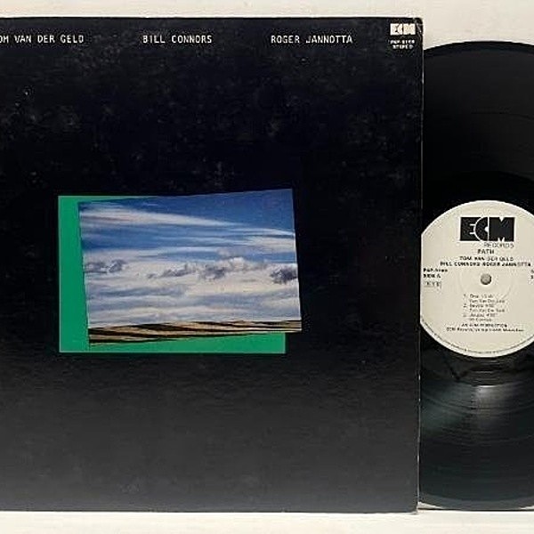 レコードメイン画像：白プロモ【半透明盤】TOM VAN DER GELD, BILL CONNORS, ROGER JANNOTTA / Path (ECM PAP 9169) '79年 JPN-ORIG. 国内 見本盤 Promo