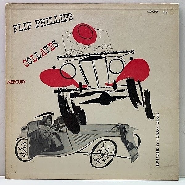 レコードメイン画像：USオリジナル 10インチ 原盤 [FLAT, YMG, 深溝] FLIP PHILLIPS Collates (Mercury MG C-109) w/ HOWARD McGHEE, HANK JONES, MAX ROACH