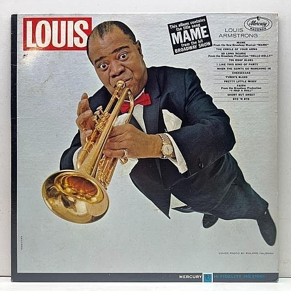 レコードメイン画像：美盤!! MONO 深溝 USオリジナル LOUIS ARMSTRONG Louis ('66 Mercury MG-21081) ルイ・アームストロング 唯一のマーキュリー録音