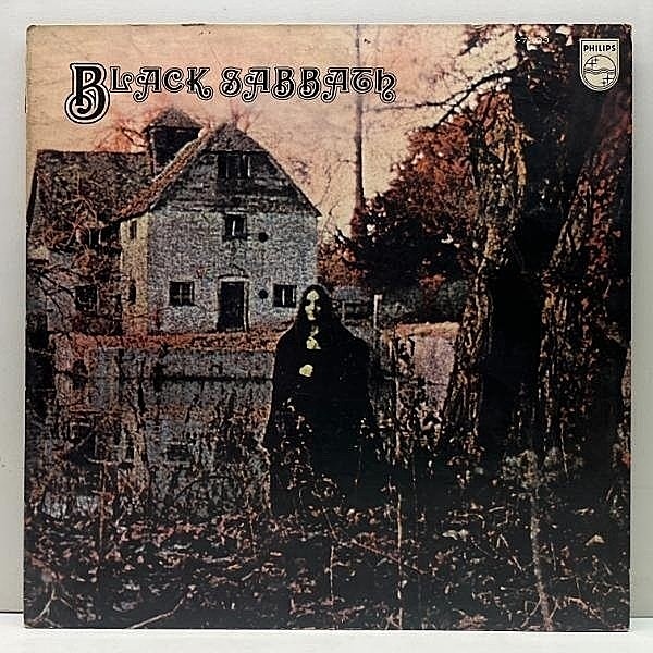 レコードメイン画像：レア!良好盤! '70年 初版 ¥1,950表記 青ラベ BLACK SABBATH Same 1st. ブラック・サバス／黒い安息日 (Philips SFX-7203) 見開きGF仕様 LP