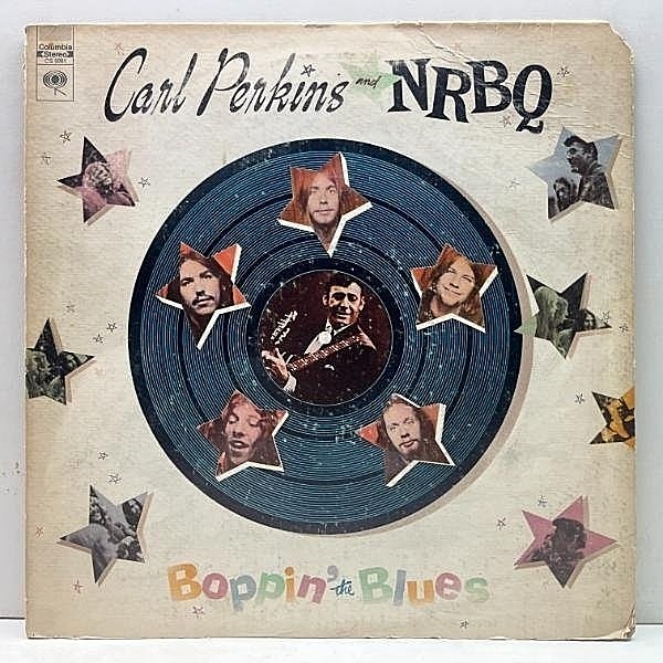 レコードメイン画像：良好盤!! USオリジナル 初版 2eyeラベ CARL PERKINS & NRBQ Boppin' The Blues ('70 Columbia) 両マト1B ブギー名曲 Flat Foot Flewzy ほか