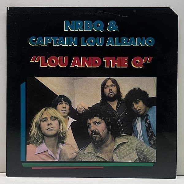 レコードメイン画像：【巨漢WWFレスラーとのコラボ珍盤】良好品!! USオリジナル NRBQ / CAPTAIN LOU ALBANO Lou And The Q シンディ・ローパーのボディガード！