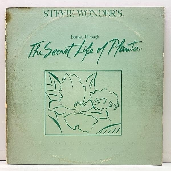 レコードメイン画像：【盲目点字付き・3面見開き】2LP 米オリジナル STEVIE WONDER Journey Through The Secret Life Of Plants ('79 Tamla) Power Flower 他 