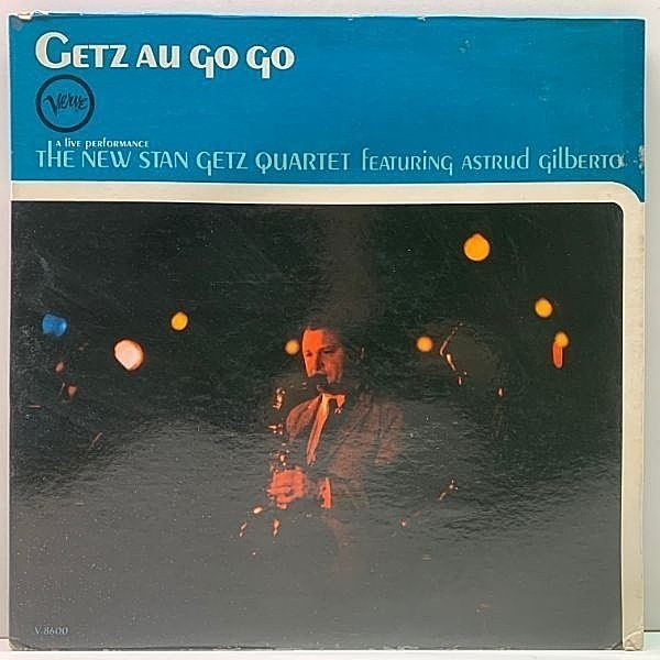 レコードメイン画像：【MONO／深溝／VANGELDER刻印／コーティング】良好盤!! USオリジナル STAN GETZ, ASTRUD GILBERTO Getz Au Go Go 米 初回 モノラル LP