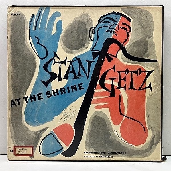 レコードメイン画像：レア 2LP BOX オリジナル【写真集・冊子付き】STAN GETZ At The Shrine (MG N 2000-2) w/ Bob Brookmeyer, John Williams, Bill Anthony