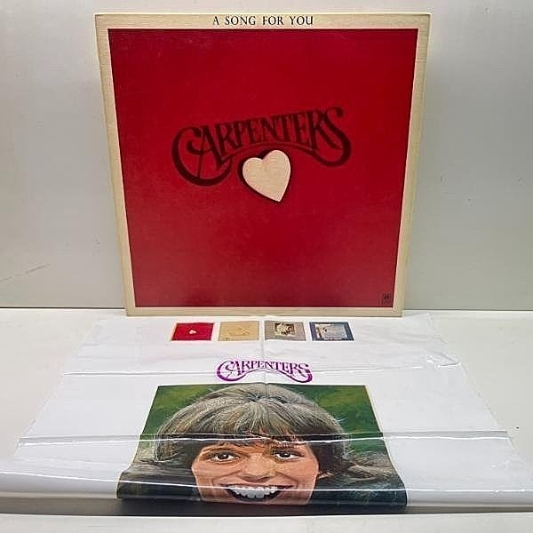 レコードメイン画像：【ノベルティ？付属】良好!! オリジナル CARPENTERS A Song For You ('72 A&M) ざら紙 封筒型特殊ジャケ 米 初回プレス LP カーペンターズ