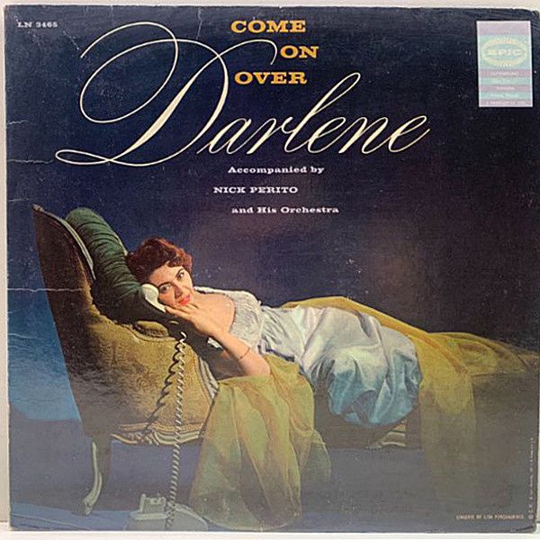 レコードメイン画像：良好!! MONO 初版ストロボ 深溝 USオリジナル DARLENE ZITO Come On Over ('58 Epic) w./Kenny Burrell ダーリーン・ジト 唯一作品 Lp