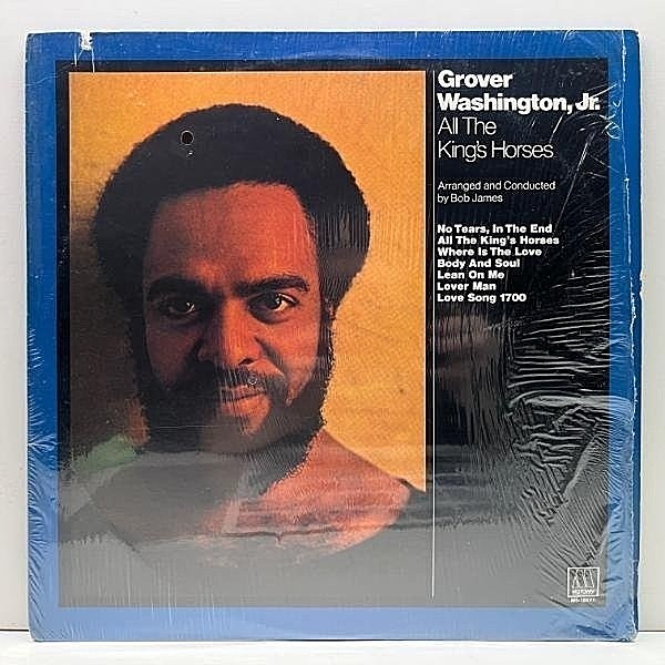 レコードメイン画像：BILL WITHERS トロピカルレゲエ風味の極旨カヴァー シュリンク美盤!! USプレス GROVER WASHINGTON JR. All The King's Horses サンプリング