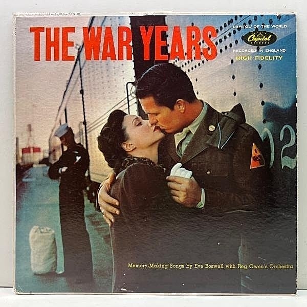 レコードメイン画像：USオリジナル MONO 縦LP文字 虹ラベ EVE BOSWELL The War Years ('58 Capitol) Sentimental Eve 別ジャケ 米モノラル 初回仕様