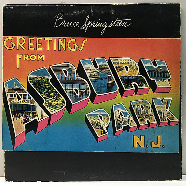 レコードメイン画像：初版 KC規格 USオリジナル BRUCE SPRINGSTEEN Greetings From Asbury Park, N.J. ('73 Columbia) デビュー盤 1stプレス