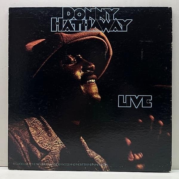 レコードメイン画像：希少 良好品!!【両マトA】USオリジナル 初版 太字BROADWAYリム DONNY HATHAWAY Live ('72 ATCO) ATGP刻印 ダニー・ハサウェイ／ライヴ LP