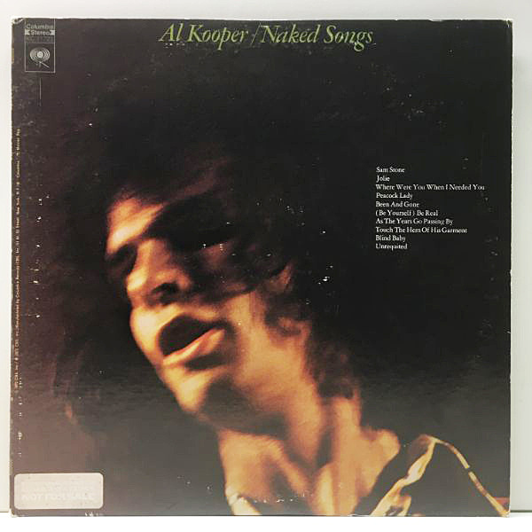 AL KOOPER / NAKED SONGS【KC規格 レコード】 AL KOOPER / Naked Songs (LP) / Columbia | WAXPEND RECORDS