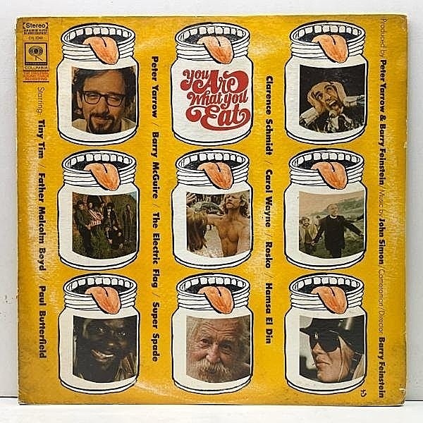 レコードメイン画像：良好盤!! 初版 1Aマト 2eye USオリジナル JOHN SIMON You Are What You Eat ('68 Columbia) OST カルト・サイケ・ムーヴィ 映画 サントラ