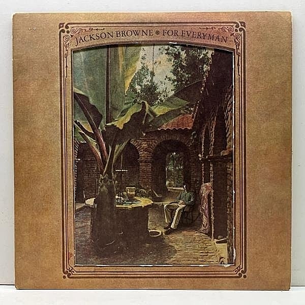 レコードメイン画像：美盤!! US初期プレス ギミック 特殊ジャケ仕様 SRC刻印 JACKSON BROWNE For Everyman (Asylum SD 5067) w/ DAVID LINDLEY 米 アナログ LP