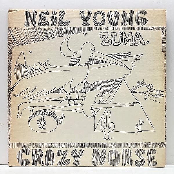 レコードメイン画像：美盤!! US初期プレス NEIL YOUNG With CRAZY HORSE Zuma ('75 Reprise) 代表曲 Cortez The Killer 収録 ニール・ヤング／ズマ LP
