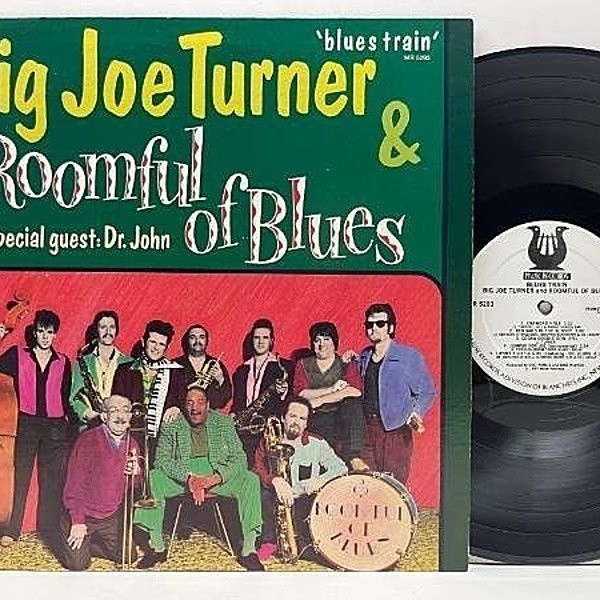 レコードメイン画像：DR. JOHN 参加の奇跡のセッション！白プロモ 美盤 USオリジナル BIG JOE TURNER & ROOMFUL OF BLUES Blues Train ブルース R&B 名作 LP