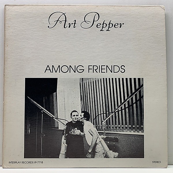 レコードメイン画像：【後期ペッパーの名作】美盤!! 初回 Interplay 米 USオリジナル ART PEPPER Among Friends アート・ペッパー 再会 w/ Russ Freeman