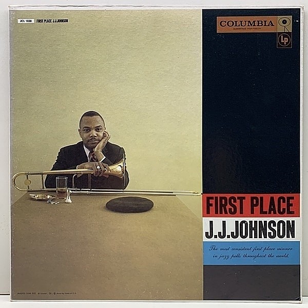 レコードメイン画像：美盤!! US 70sプレス J.J. JOHNSON First Place (CBS・Sony / JCL 1030) w/ TOMMY FLANAGAN, PAUL CHAMBERS, MAX ROACH