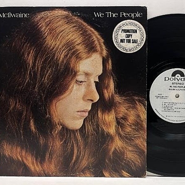 レコードメイン画像：白プロモ 極美盤!! RL刻印 (Bob Ludwig) USオリジナル ELLEN McILWAINE We The People ('73 Polydor) ファンキーフォークロック不朽の名作