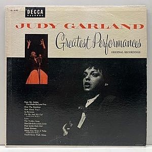 レコード画像：JUDY GARLAND / Greatest Performances Original Recordings