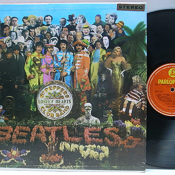 レコードメイン画像：レア!! ベネズエラ盤 THE BEATLES Sgt. Pepper's Lonely Hearts Club Band ('67 Parlophone) STEREO ステッカー VENEZUELA LP
