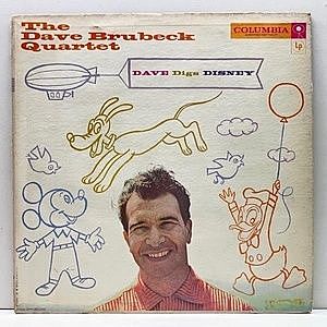 レコード画像：DAVE BRUBECK / Dave Digs Disney