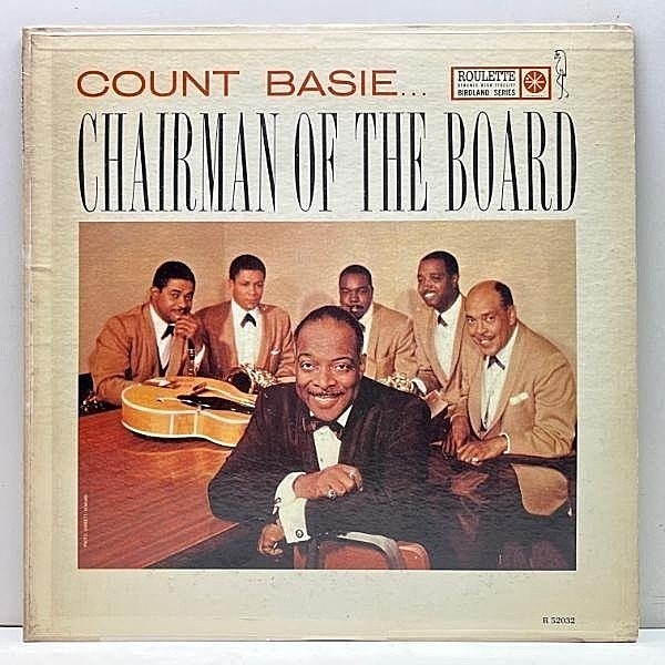 レコードメイン画像：良好盤!! MONO 初版マルチバー 深溝 USオリジナル COUNT BASIE Chairman Of The Board ('59 Roulette) w/ Thad Jones, Frank Foster, Wess