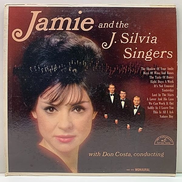 レコードメイン画像：良好!! MONO AM-PAR 米オリジナル JAMIE AND THE J.SILVIA SINGERS S.T ('66 ABC) DON COSTAによる洗練されたジャジーなアレンジも秀逸